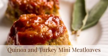 quinoa and turkey mini meatloafs